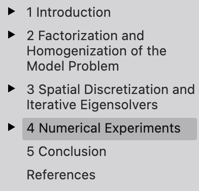 Numerical Experiments